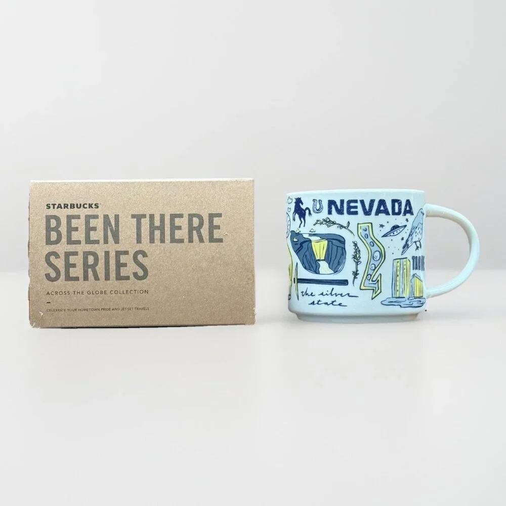 Starbucks Been There Series Nevada Ceramic Coffee Mug Cup 14 oz‎ NEW IN BOX